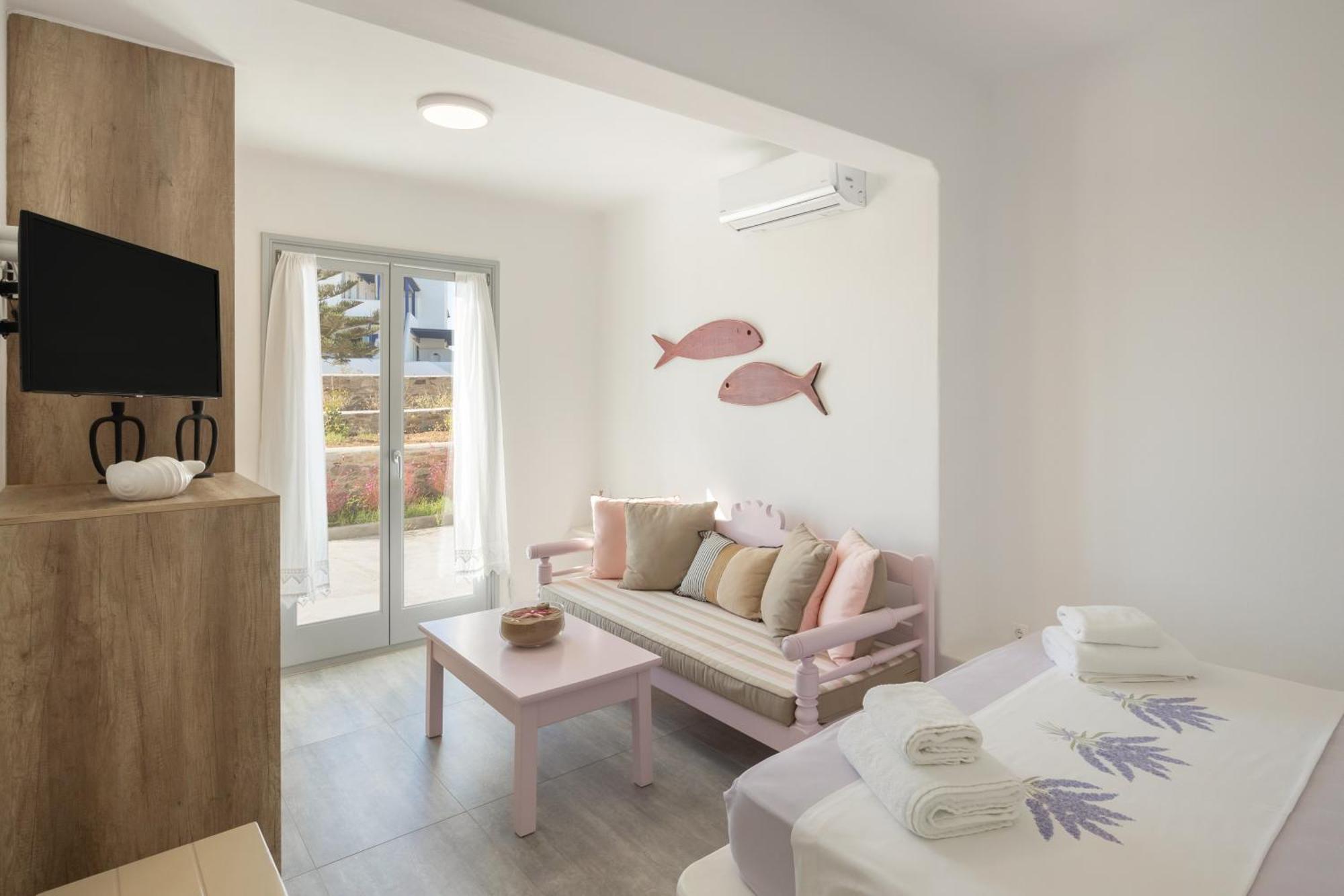 Paros Melodia Apartments Logaras Ngoại thất bức ảnh