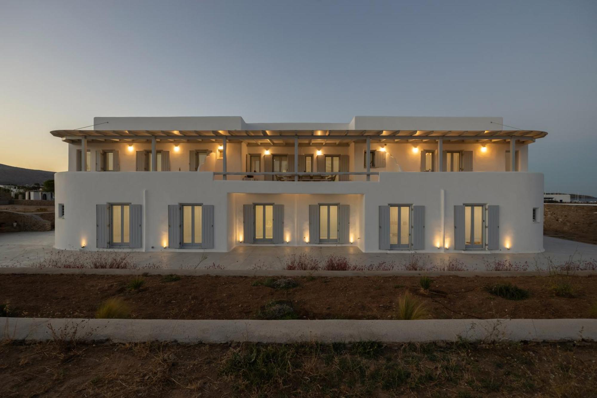 Paros Melodia Apartments Logaras Ngoại thất bức ảnh